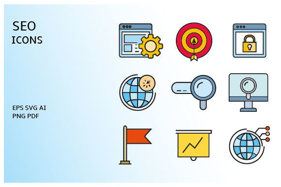 Download Web SEO Icons Vector Set - Web Collection