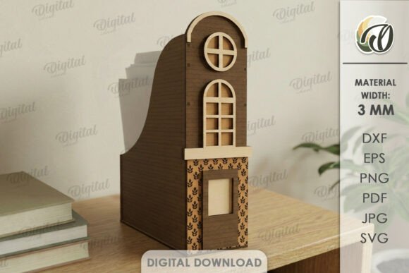 Download House Office Organizer Laser Cut - Office Collection