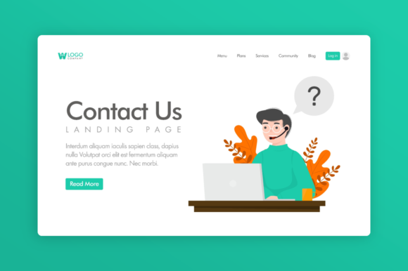 Download Website Illustration - Customer Service - Web Collection