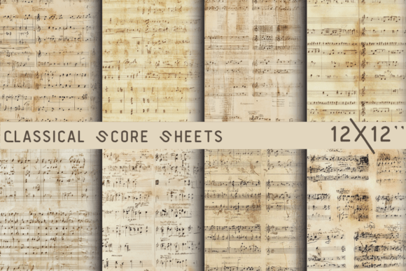 Download Classical Score Sheets Symphony Notes - Premium Resources