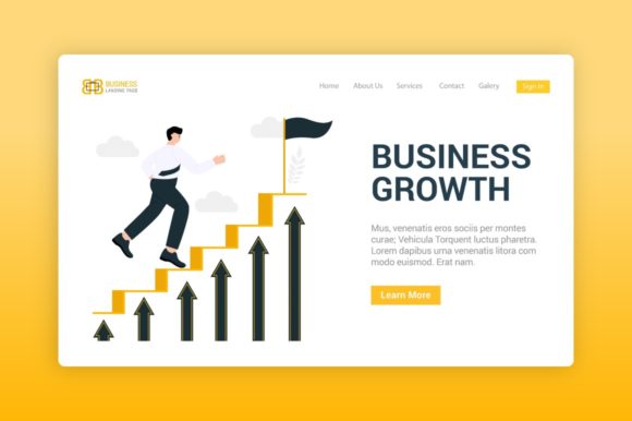 Download Website Illustration - Business Growth - Web Collection