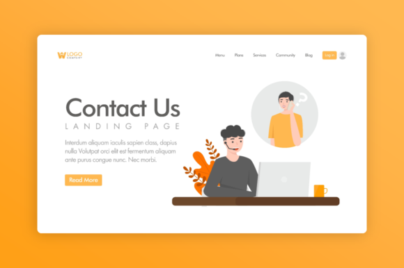 Download Website Illustration - Customer Service - Web Collection