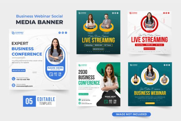 Download Web Seminar Invitation Template Vector - Web Collection