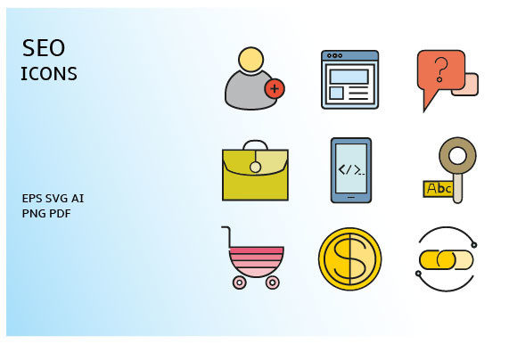 Download Web SEO Icons Vector Set - Web Collection