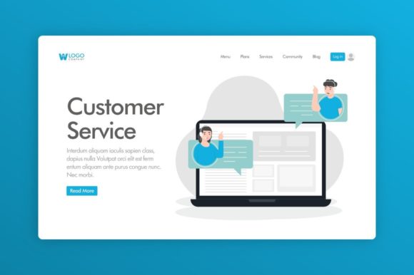 Download Website Illustration - Customer Service - Web Collection