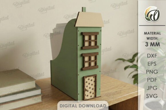 Download House Office Organizer Laser Cut - Office Collection