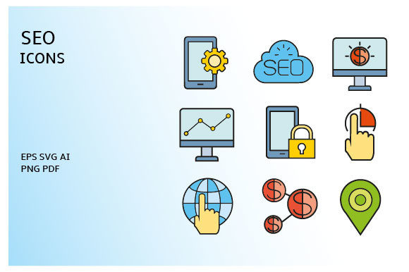 Download Web SEO Icons Vector Set - Web Collection