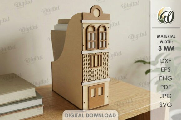Download House Office Organizer Laser Cut - Office Collection