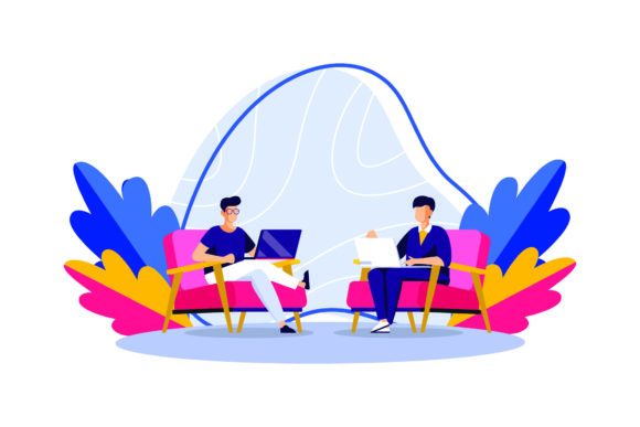 Download Flat Illustration Asset - Office - Office Collection