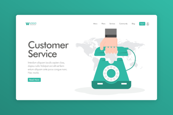 Download Website Illustration - Customer Service - Web Collection